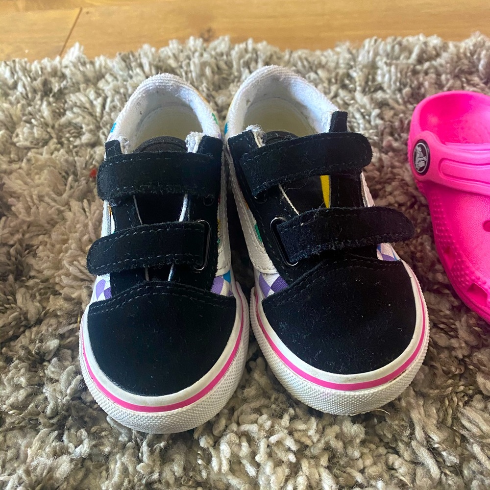 Toddler Multicolor Vans size 6